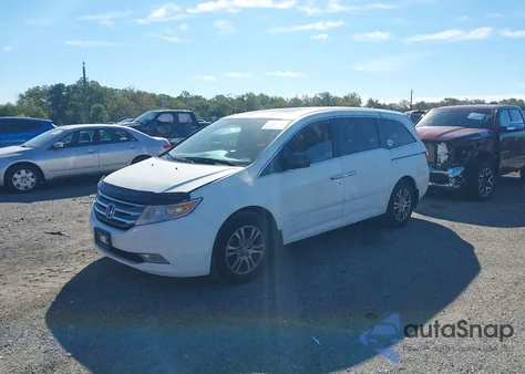 2013 Honda Odyssey Ex-L from USA, damaged, VIN 5FNRL5H60DB035181